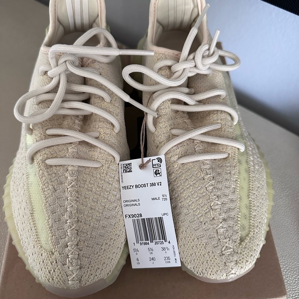 NWT adidas Yeezy Boost 350 V2 Flax, Athletic Shoes